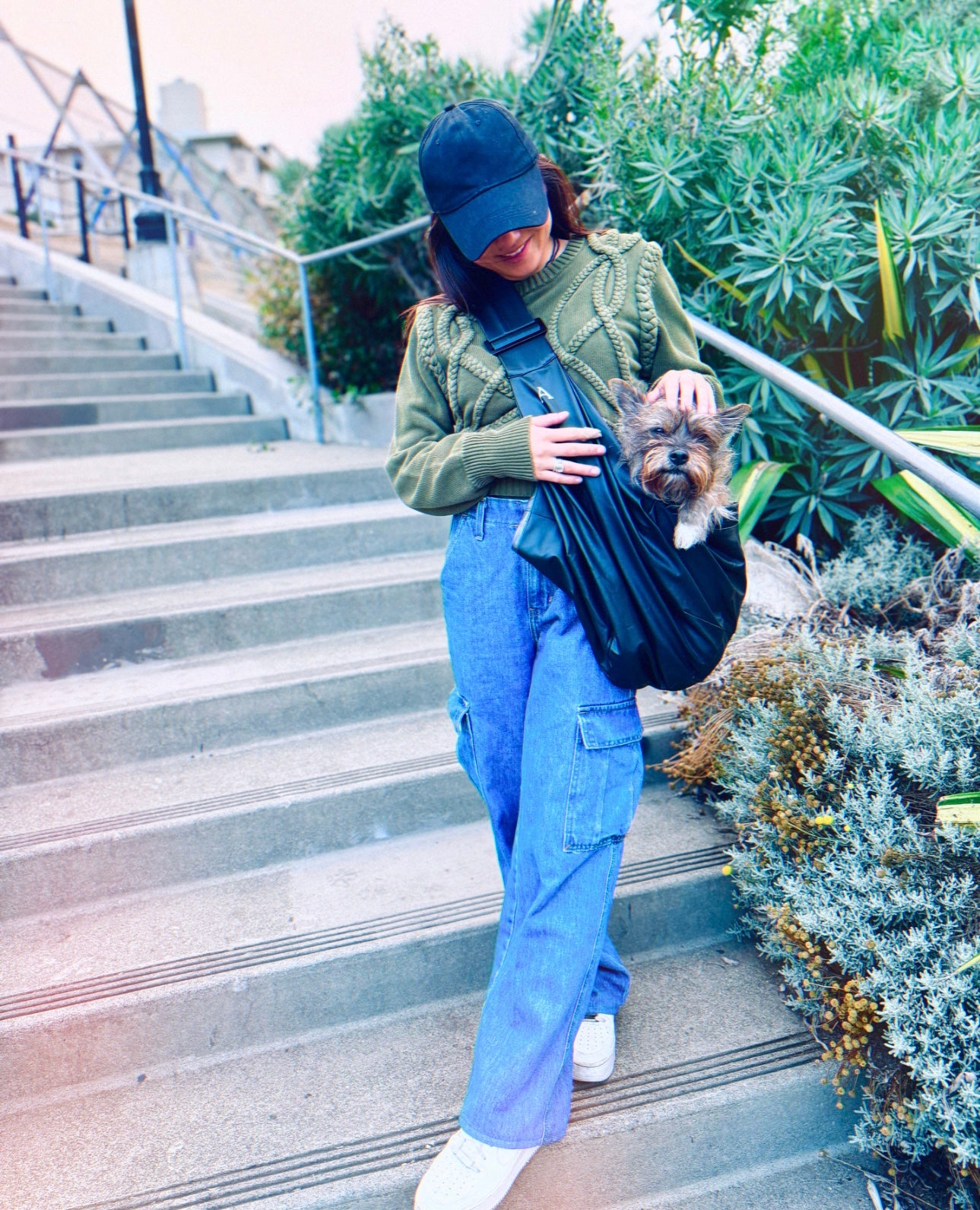 PREORDER: Bestie Crossbody in Black Pinatex (Limited Run)