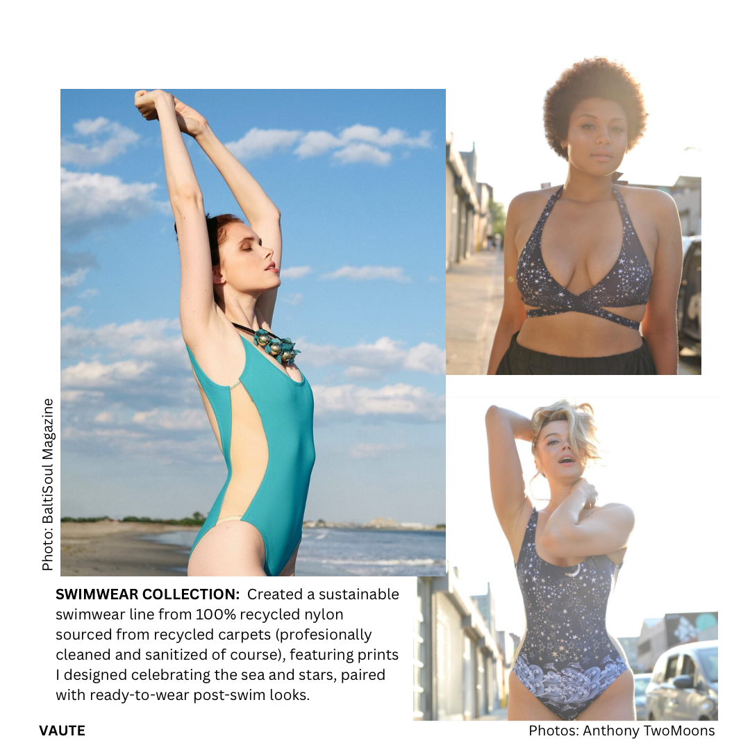 Sustainable Swimwear by Leanne Mai-ly Hilgart for VAUTE, shown in BaltiSoul Magazine